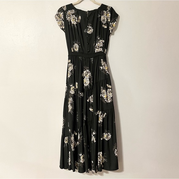 Free People All I Got Tiered Ruffle Floral Maxi Dress Women’s Size 4 - Picture 15 of 16